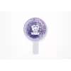 Artbox Glitter Round Hand Mirror Violet Bichon