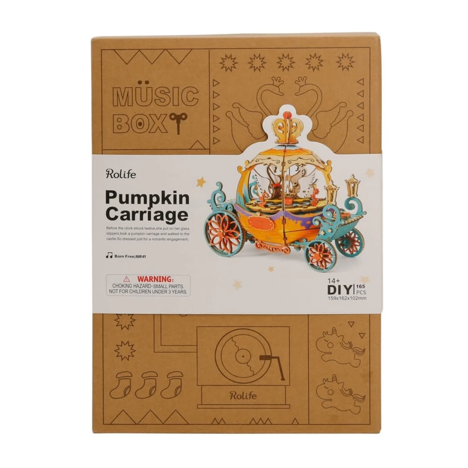 Music Box AM41 Pumpkin Carriage - Image 2