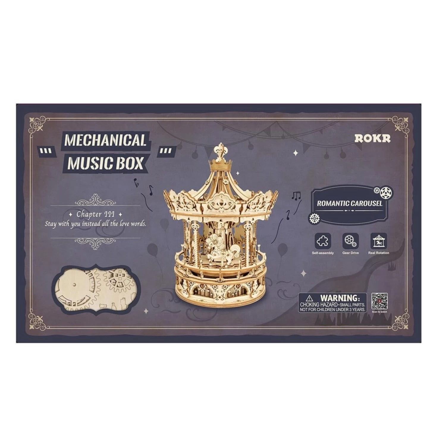 ROKR Music Box AMK62 Romantic Carousel - Image 5